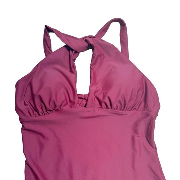 Cupshe Keeping it Cool Keyhole High Neck One Piece Swimsuit Women’s US M - Picture 4 of 7